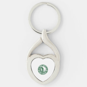 Funny Left Handed Golf Player Key Ring