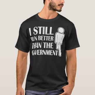 Funny Leg Amputee Government Premium  T-Shirt