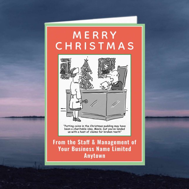 Funny Legal and Law Theme Christmas Holiday Card (Creator Uploaded)