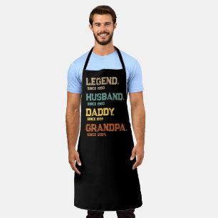 Funny Legend Husband Daddy Grandpa Custom Gift Apron
