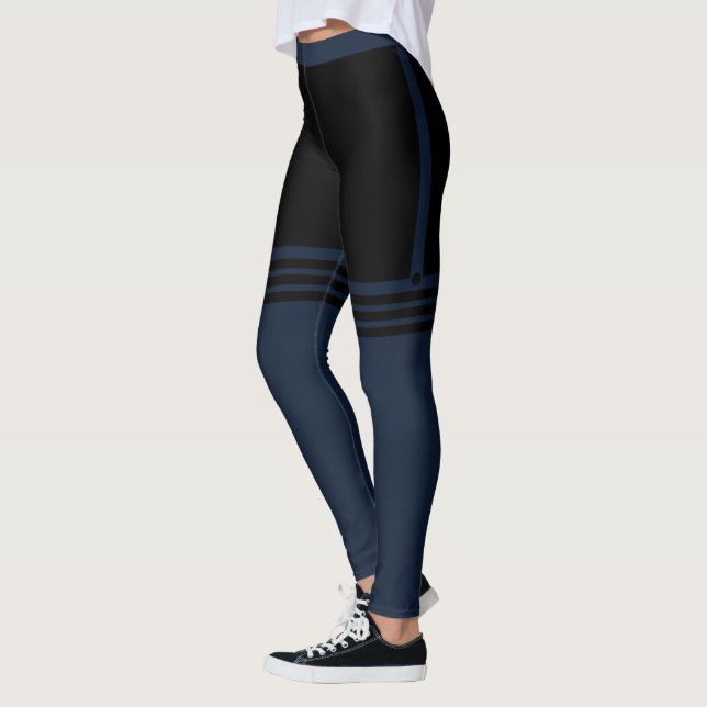 Funny Leggings Faux Over Knee Socks = Your Colours (Left)