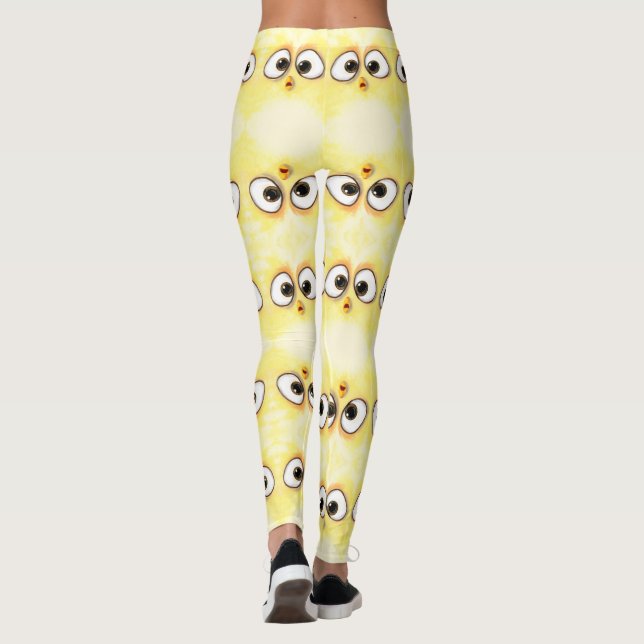 Funny Leggings with Surprised Eyes (Back)