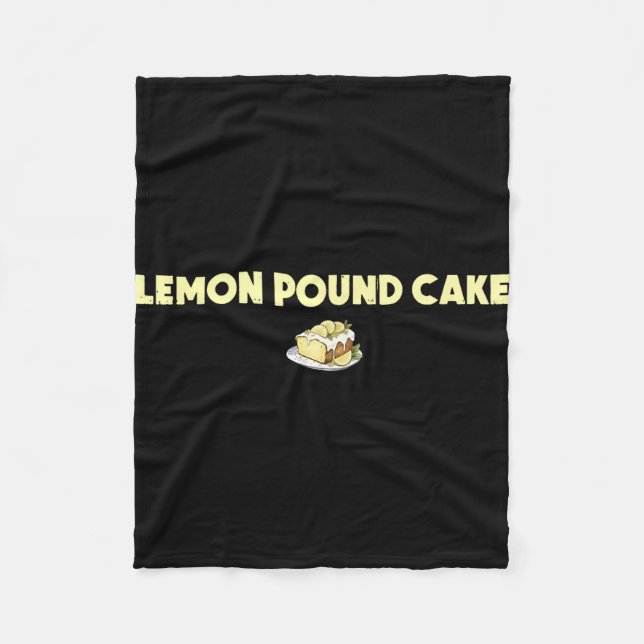 Funny lemon pound cake  fleece blanket (Front)