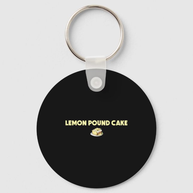 Funny lemon pound cake  key ring (Front)