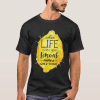 Funny Lemons Gin Tonic Lover Drinking Quote Gift M