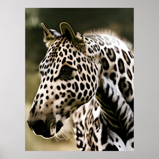 Funny Leopard Appaloosa Horse Poster (Front)