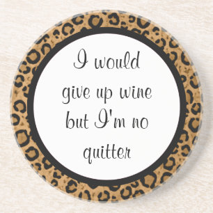 Funny Leopard Coaster