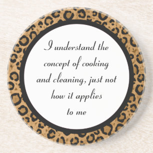 Funny Leopard Coaster