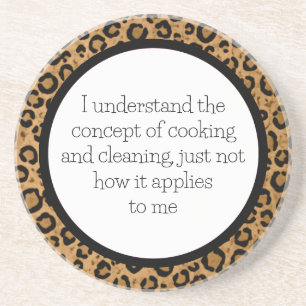 Funny Leopard Coaster