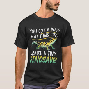 Funny Leopard Gecko Pet Lizard Lover Gift Men Wome T-Shirt