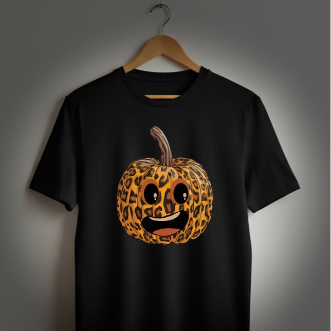 Funny Leopard Pumpkin Tri-Blend Shirt (Creator Uploaded)