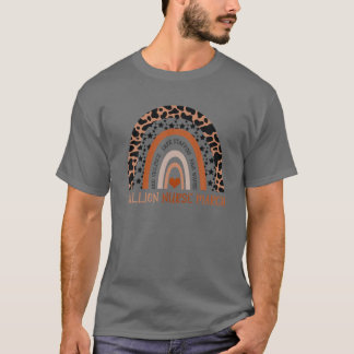Funny Leopard Rainbow Million Nurse March 2022 Lov T-Shirt