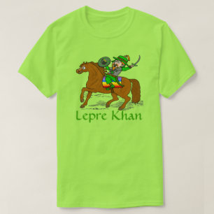 Funny Lepre Khan St Patrick's Day Leprechaun T-Shirt