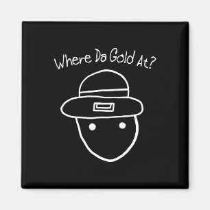 Funny Leprechaun Amateur Sketch Meme Irish St Patr Magnet