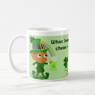 Funny Leprechaun Beer Mug