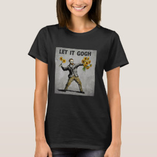 Funny Let It Gogh Vincent Van Gogh Starry Night Di T-Shirt
