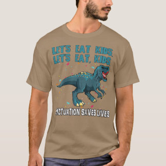 Funny Lets Eat Kids Punctuation Saves Lives Gramma T-Shirt