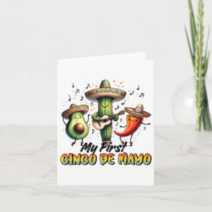Funny Let's Fiesta Squad Family Matching Cinco De  Card