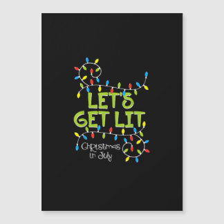 Funny Let's Get Lit Christmas Lights