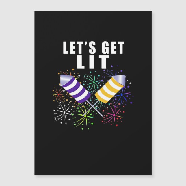 Funny Let's Get Lit - Independence Pun Classic (Front)