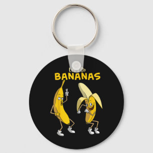 Funny Let's Go Bananas Gift Kids Boys Girls Cute F Key Ring