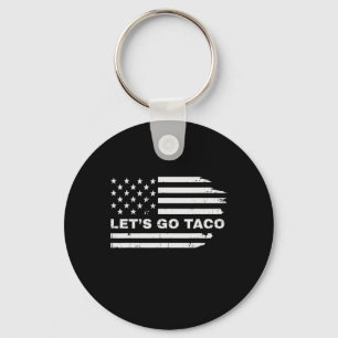 Funny Let's Go Taco 38 Key Ring