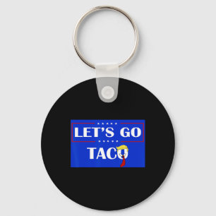 Funny Let's Go Taco 54 Key Ring