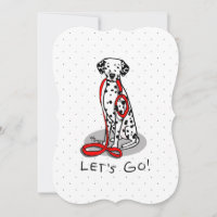 Funny Let's Go! Walk Dalmatian Dog (black 1)