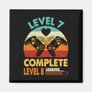 Funny Level 7 Complete Celebrate 7 Years Wedding A Magnet