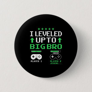 Funny Leveled Up To Big Brother 2026 Soon To Be Bi 6 Cm Round Badge