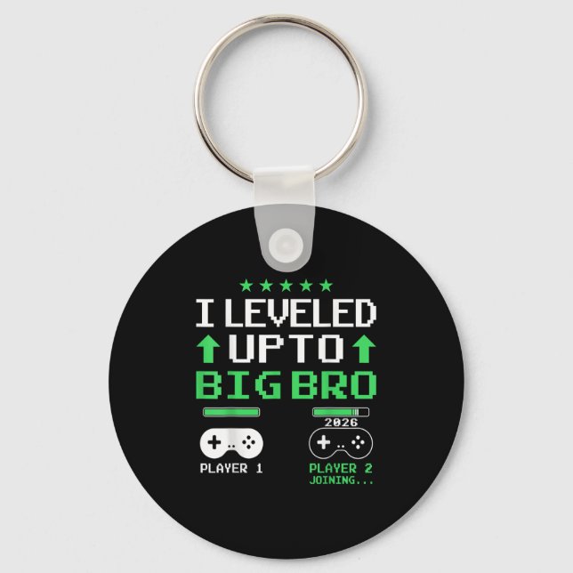 Funny Levelled Up To Big Brother 2026 Soon To Be B Key Ring (Front)