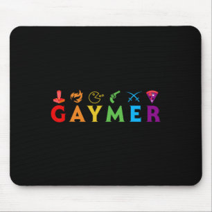Funny Lgbt Pride Gay Gamer Video Game Lover Mouse Pad