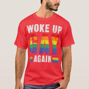 Funny LGBT Pride Saying Quotes LGBT Flag Say Gay P T-Shirt