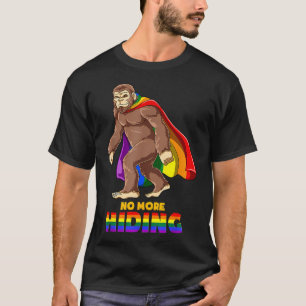 Funny LGBTQ Pride Gay Bigfoot T-Shirt