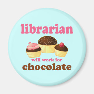 Funny Librarian Magnet