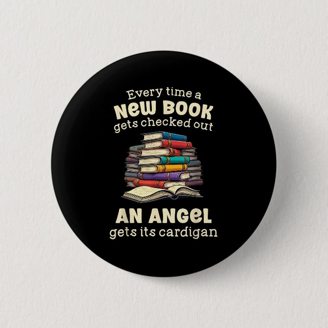 Funny Librarian Quote For Library Nerd  6 Cm Round Badge (Front)