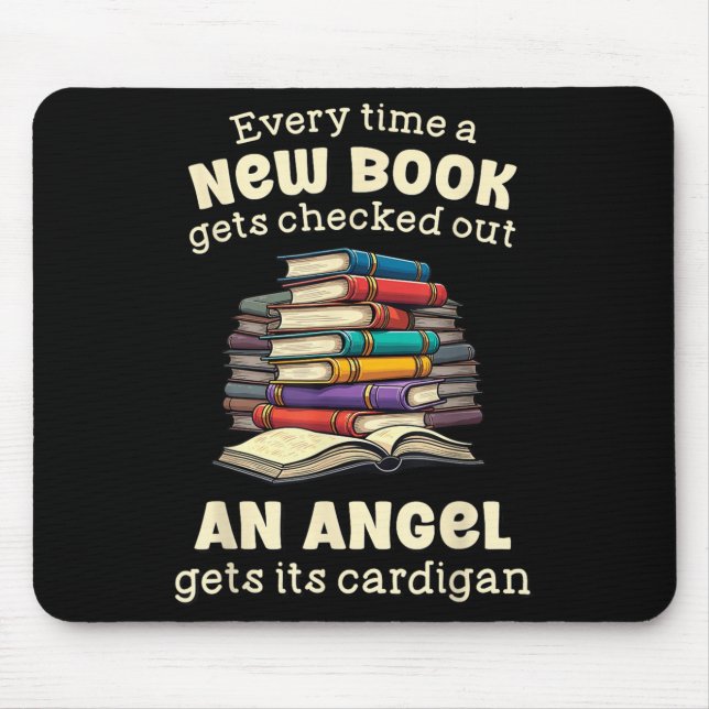 Funny Librarian Quote For Library Nerd  Mouse Pad (Front)