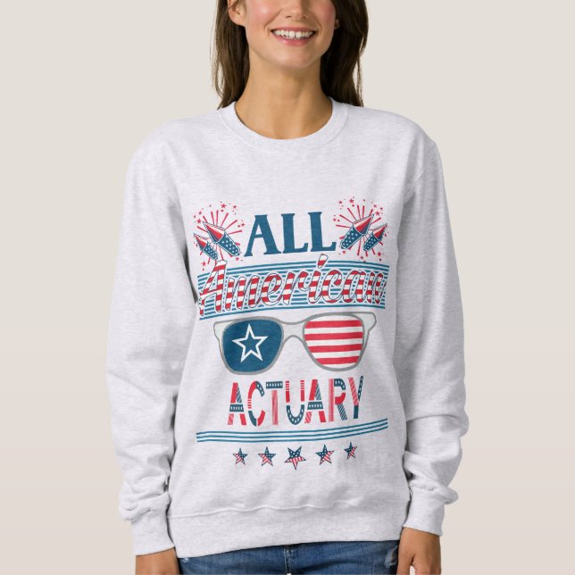 Funny Life Insurance Actuaries Actuary Graduation Sweatshirt (Front)