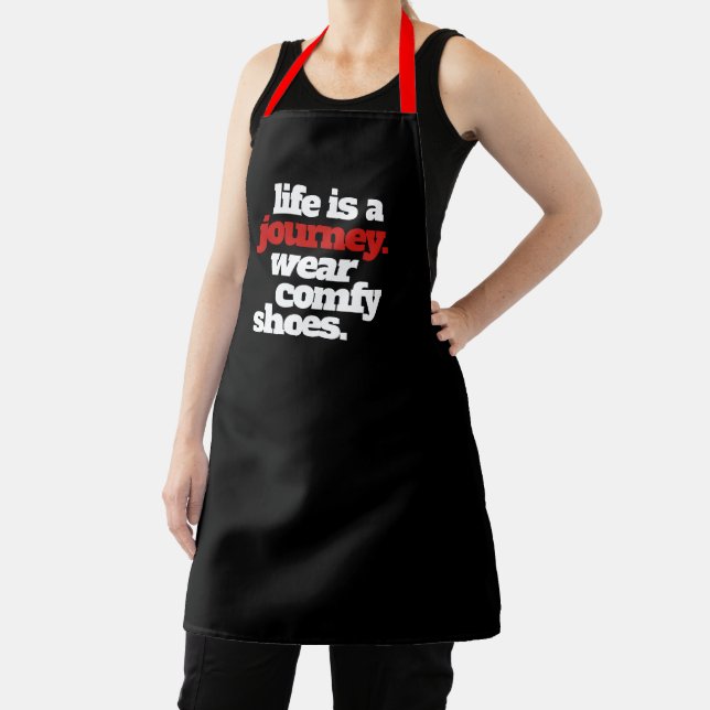 Funny Life is a Journey ... Apron (Insitu)