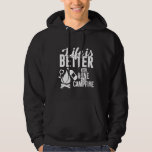 Funny Life is Better with Wine and Campfire Shirt<br><div class="desc">Funny Life is Better with Wine and Campfire Shirt</div>