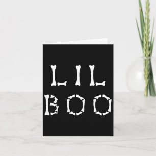 Funny Lil Boo Halloween Mummy Deady Halloween Matc Card