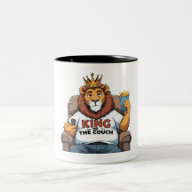 Funny Lion Dad – King of the Couch