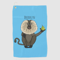 Funny lion tailed macaque monkey cartoon