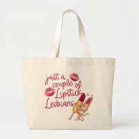 Funny Lipstick Lesbian Couple Valentine's Gift