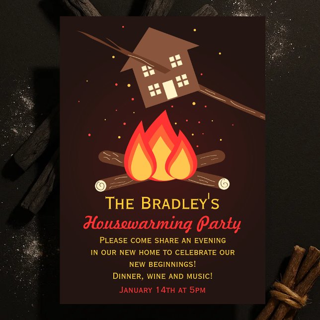 Funny Literal Housewarming Party Invitation (Creator Uploaded)