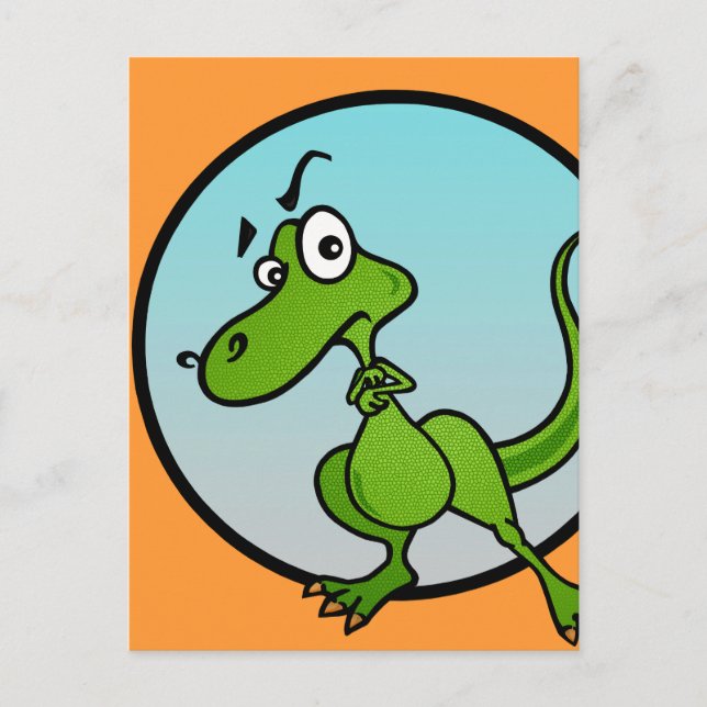 FUNNY LITTLE DINOSAUR POSTCARD (Front)
