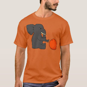 Funny little elephant with a ball T-Shirt
