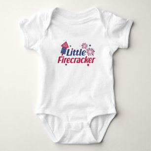 Funny Little Firecracker Fireworks 4th Of July Baby Bodysuit
