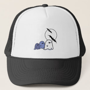 Funny Little Ghosts. Halloween Hats