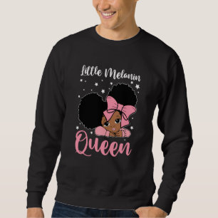 Funny Little Girl Melanin Black History Magic Tod Sweatshirt
